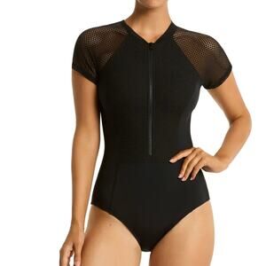 Sea Level Australia Drift Black One Piece Swimsuit EUC